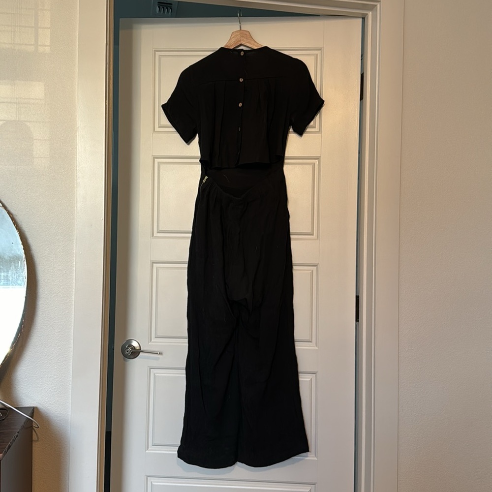 Mod Ref Black Backless Jumpsuit - image 6